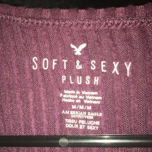 dark maroon American eagle dress